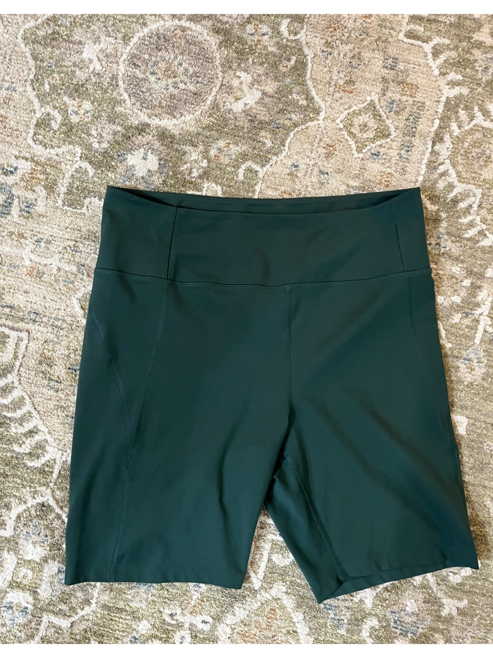 girlfriend collective Forest Green High-Rise Bike Shorts XXL